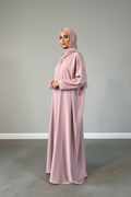 DUSTY ROSE EMBELLISHED ABAYA