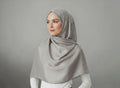 Moonstone Satin Chiffon Hijab