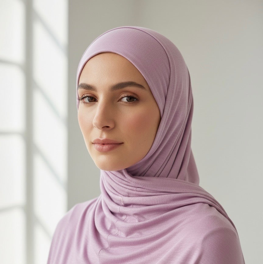 Bamboo Jersey – Soft Mauve